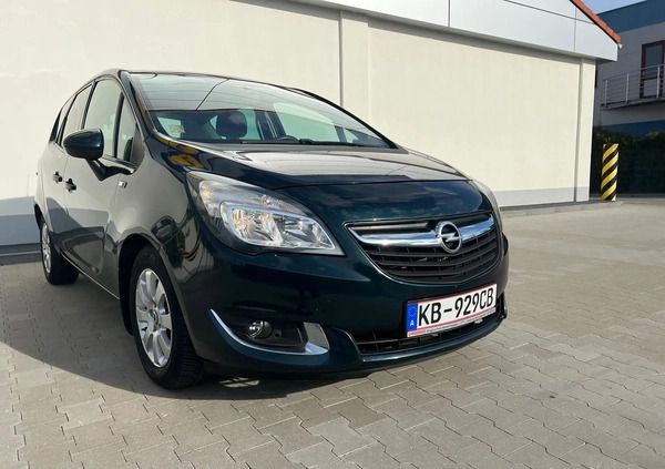 Opel Meriva cena 21700 przebieg: 130000, rok produkcji 2014 z Leszno małe 137
